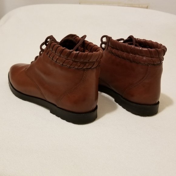 Sporto Women’s Cognac Leather Booties   8 M - Picture 7 of 8
